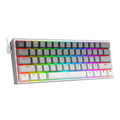 REDRAGON Fizz K617 RGB USB Mini Mechanical Gaming Wired Keyboard Red Switch 61 Key Gamer for Computer PC Laptop detachable cable - Caser Shop